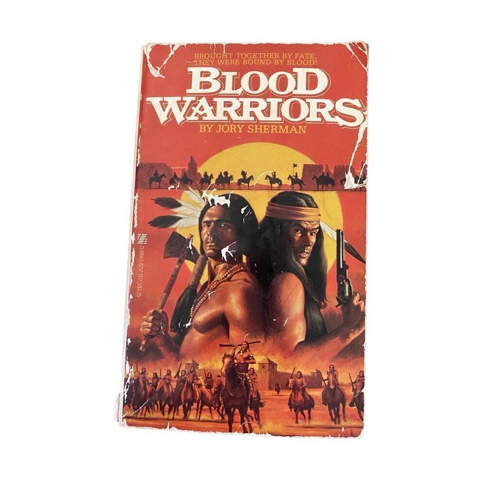 Blood Warriors by Jory Sherman Paperback Book Native American